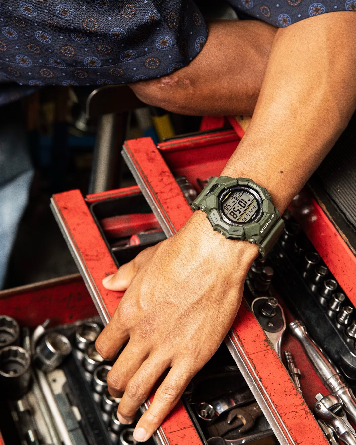 Reloj G-SHOCK GD010 ⌚ – Batería de 10 Años (Color Olive)