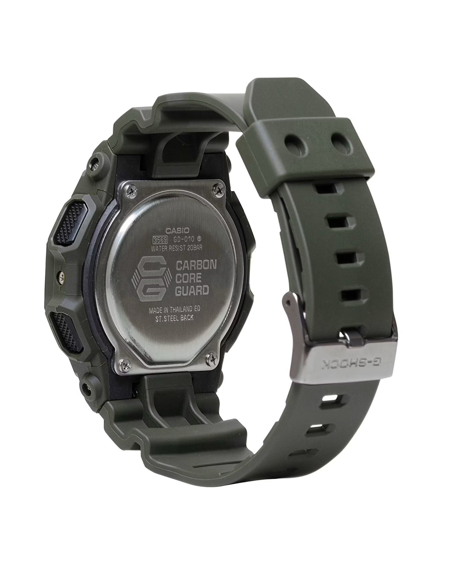 Reloj G-SHOCK GD010 ⌚ – Batería de 10 Años (Color Olive)
